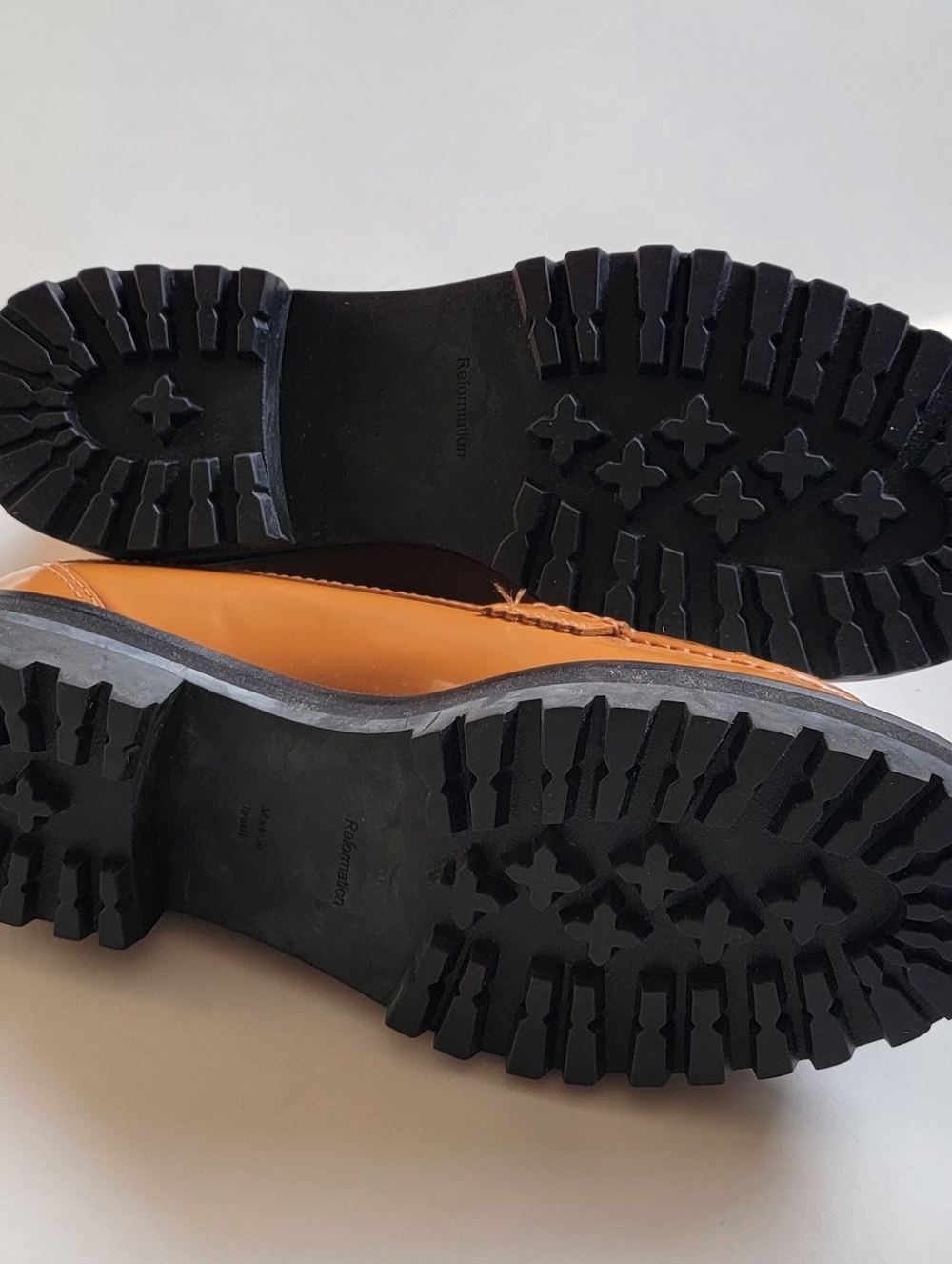 NEW Reformation Agathea chunky leather loafers -- See Note - Picture 8 of 10